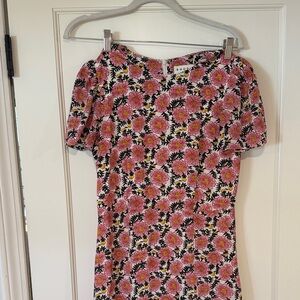 RHODE Lulani Pink and Yellow Floral Dress